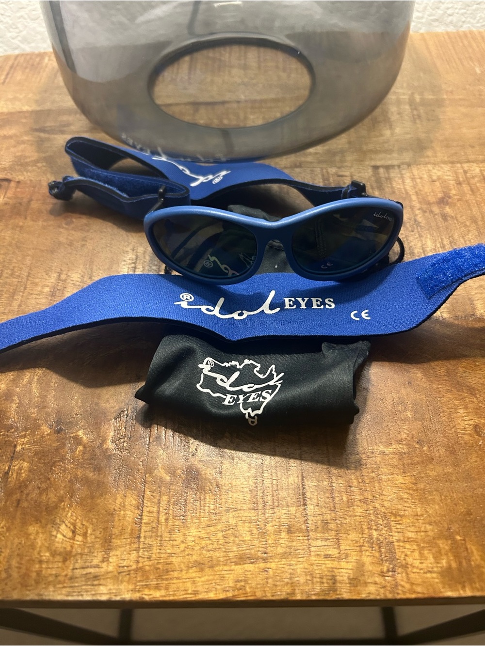 Idol Eyes Baby Sunnies Blue Sunglasses with Adjustable Strap